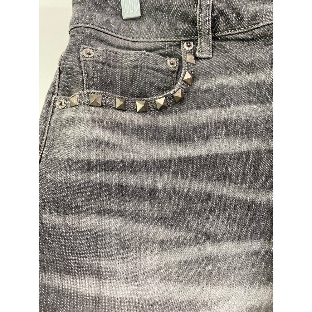 American Eagle Vintage Hi-Rise Festival Shorts Gray Studded Women's Size 10 Boho - Picture 3 of 9